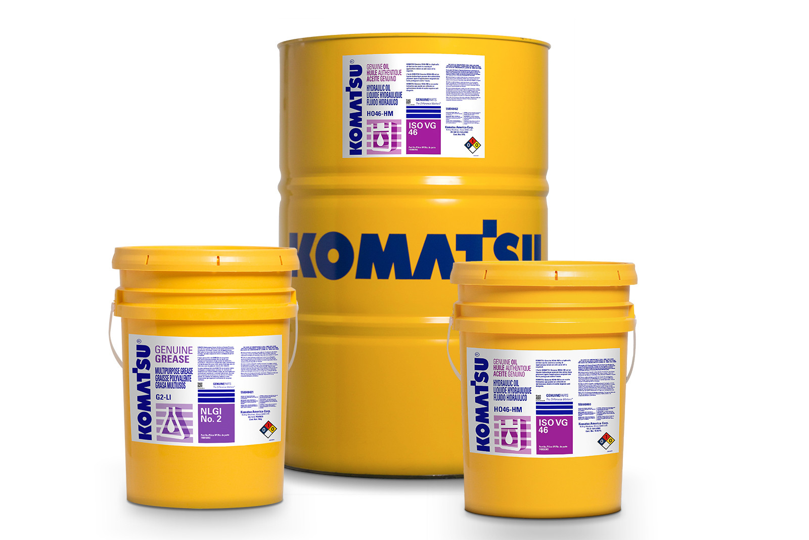 HO46HM/D209 KGO HO46 DRUM HYDRAULIC OIL Komatsu Genuine, 60 OFF